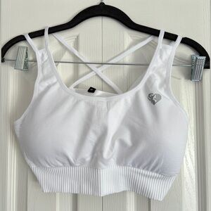 Women’s Best White Power Seamless Sports Bra
